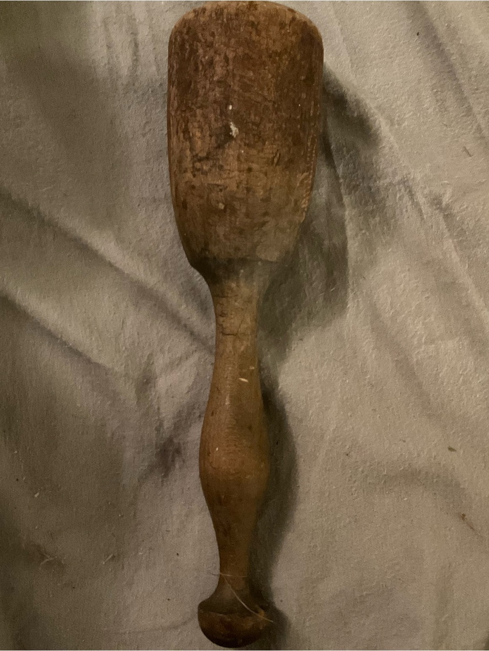 Antique primitive Wooden Kitchen Pestle late 1800s early 1900s